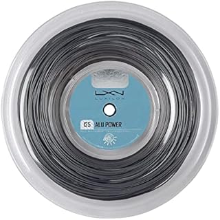 WILSON Sporting Goods Luxilon Alu Power 16L (125) Tennis Racquet String,Silver,726 -feet / 220m,WRZ990100SI