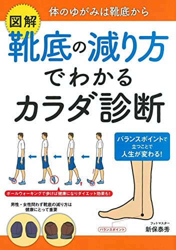 図解　靴底の減り方でわかるカラダ診断