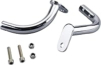 Vista 1 de Bolsas de sillín Bolsa de guardabarros Guard Eliminator Compatible con Harley Davidson Touring Electra Glide FLHT 1997-2008 (Cromo)