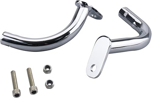 Bolsas de sillín Bolsa de guardabarros Guard Eliminator Compatible con Harley Davidson Touring Electra Glide FLHT 1997-2008 (Cromo)