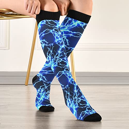 Image of Compression Socks for Women & Men, Knee High Socks for Circulation Medical Running Athletic Nurse Travel