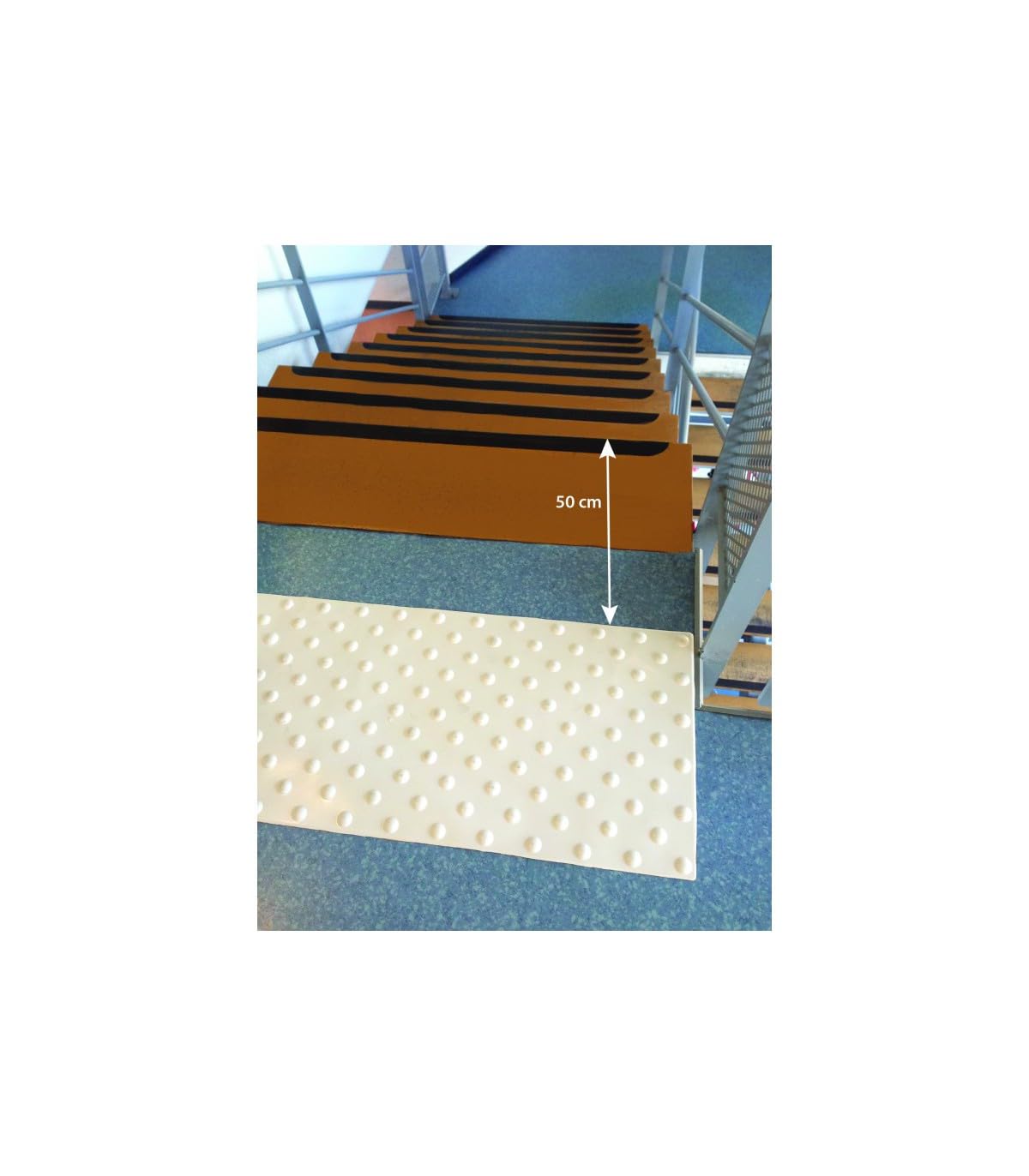 Dalle pododactile accessdal - xl pu. adhesif noir ral9004-1350x400 mm
