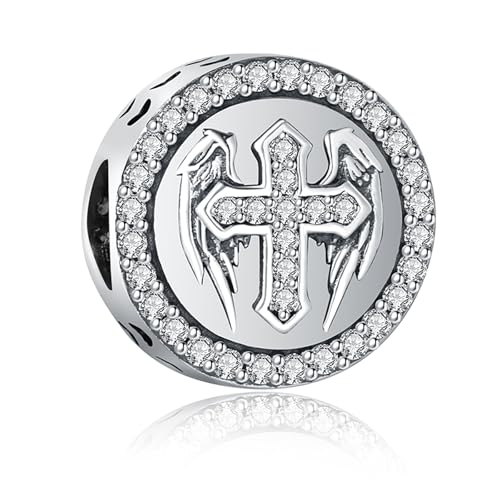 925 Sterling Silver Charms Fit Pandora Charms Bracelet God Has You In His Arms I Have You In My Heart Fit Wife Mother's Day Christmas Birthday Gift2