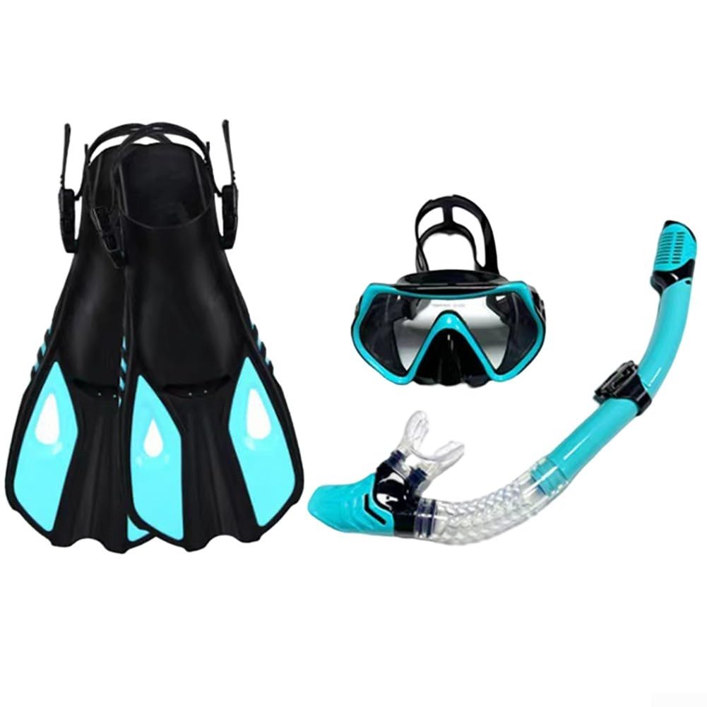 Schnorchelset Erwachsene Maske Schnorchelflossen Set Schnorcheln Essentials Bequeme Maske Sicherer Schnorchel Und Effiziente Flossen Für Alle Ihre Wasseraktivitäten
