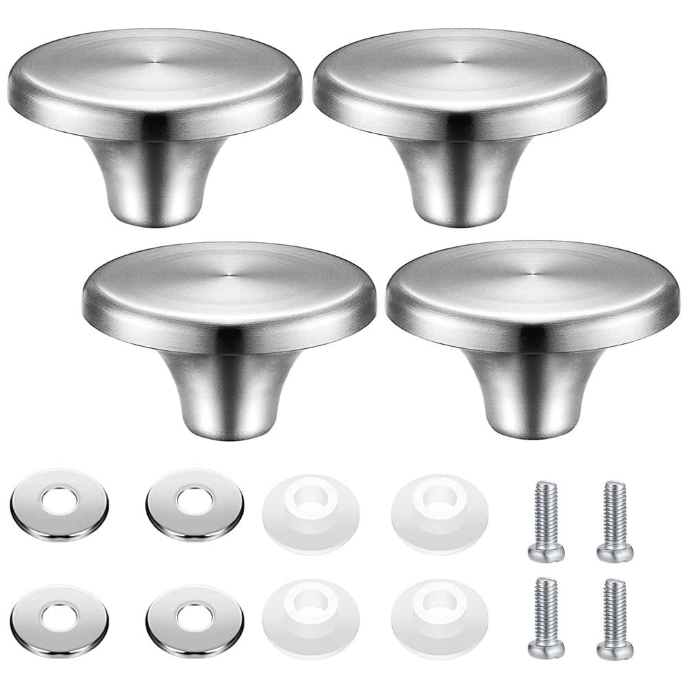 4 Topfdeckelgriffe Edelstahl Gold - Hitzebeständige Ersatzgriffe Für Kochgeschirr