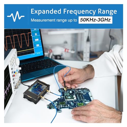 Analyseur de spectre 10KHz-3GHz haute précision avec écran 3.2 pouces et boîtier robuste - 5