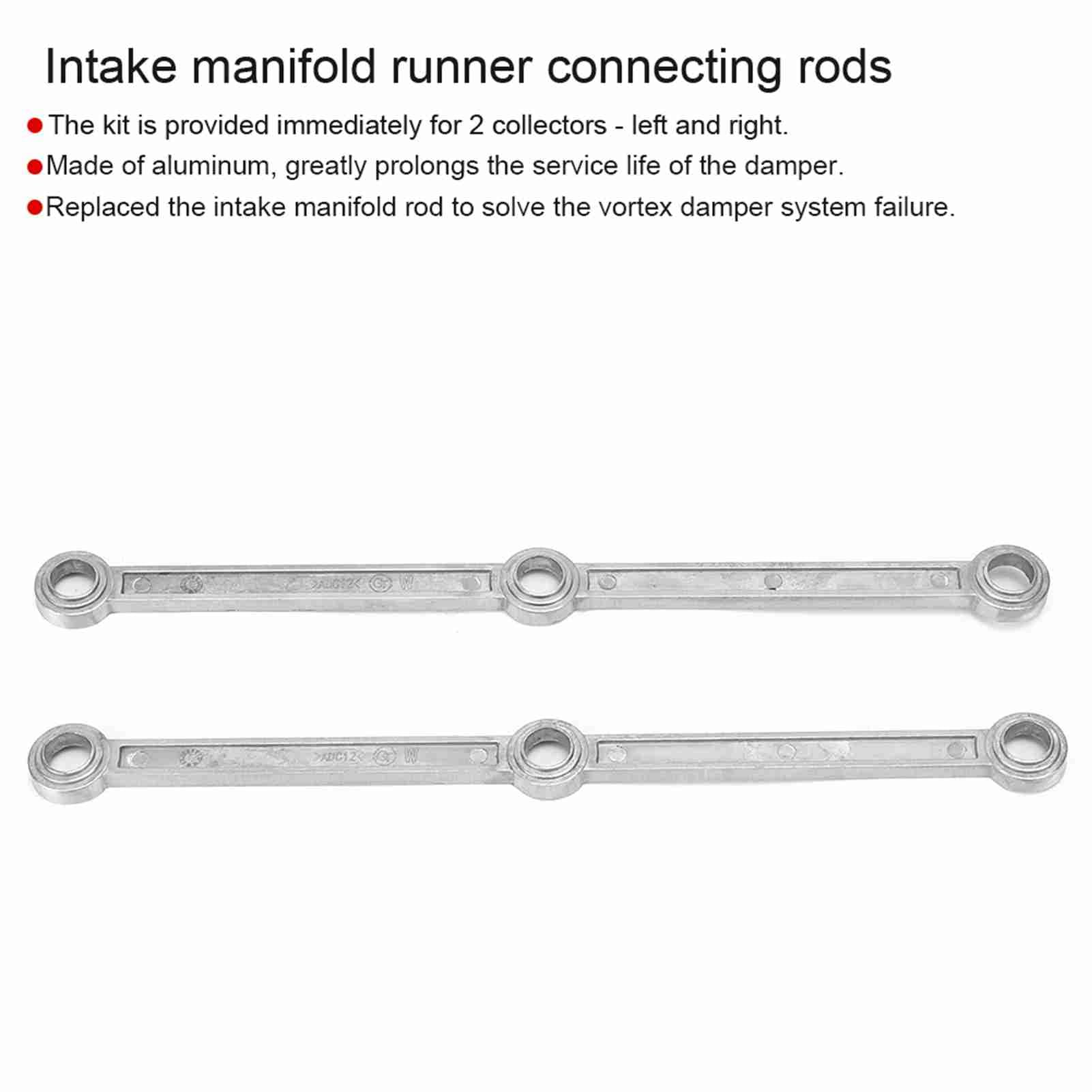 Bielle runner adatte per C320 3.0L V6 OM642, kit asta di collegamento del collettore di aspirazione del collettore 6420903237