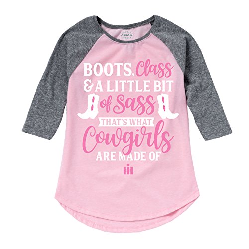 That's What Cowgirls are Made of - Youth Girl Shirt Raglan