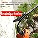 KANGJIEM Tree Climbing Spikes, Stainless Steel Tree Climbing Gear, Upright Tree Climbing Tool, Adjustable Straps and Cow Leather Padding, for Climbers, Logging, Hunting Observation, Fruit Picking