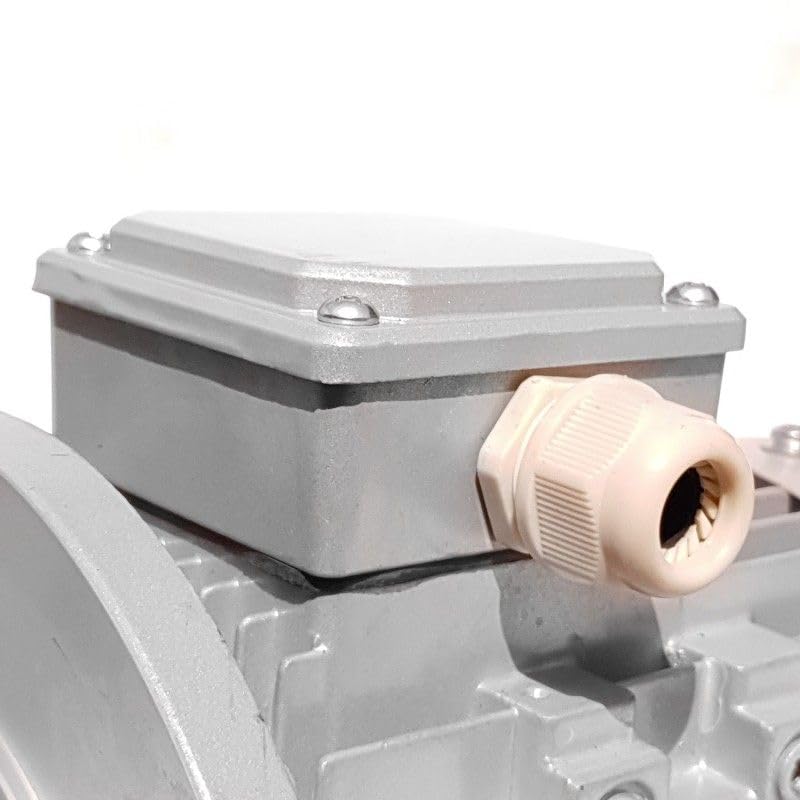 Motore Elettrico Trifase 0.37 kW, 0.50 HP, 2800 Giri/Min, B5, MEC 63, 230/400V - Ideale per Impianti Industriali e Officine - SAMMA PARTS