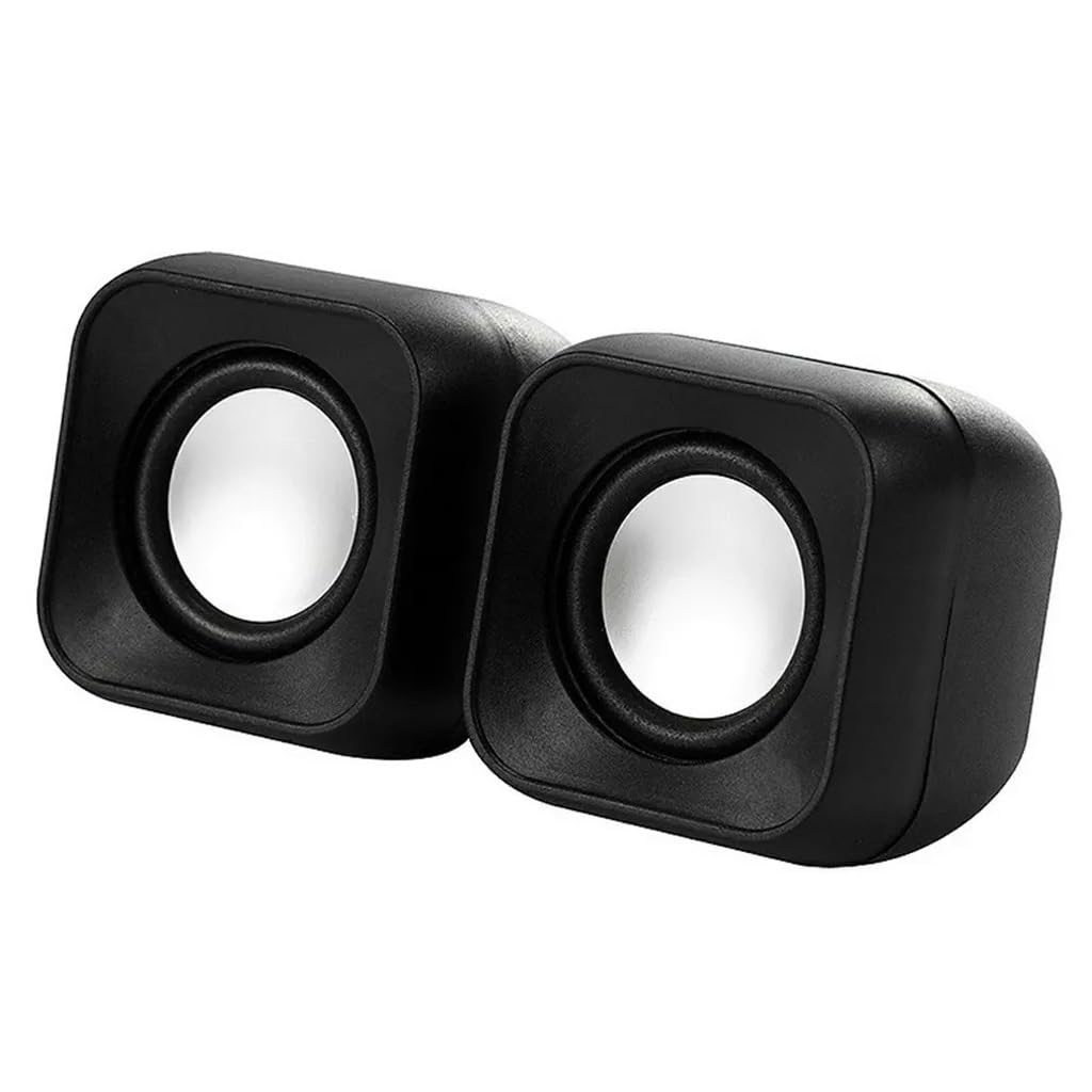 Subwoofer multimediale con altoparlante cablato mini audio for computer desktop portatile da 2 PC(3-Pack)