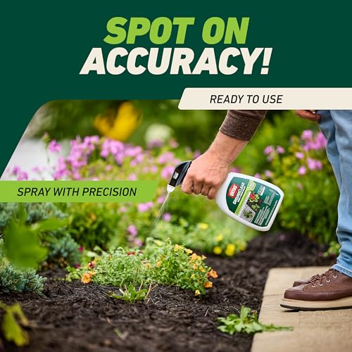 Image of Ortho GroundClear Weed & Grass Killer - Kills Dandelions, Chickweed, Crabgrass, Moss & More, OMRI Listed, Ready-to-Use Grass and Weed Killer Spray, 24 fl. oz. (2-Pack)