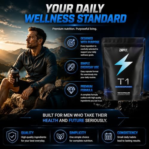 ZAPPLY T1 Supplement, 150 Capsules (1) - 2