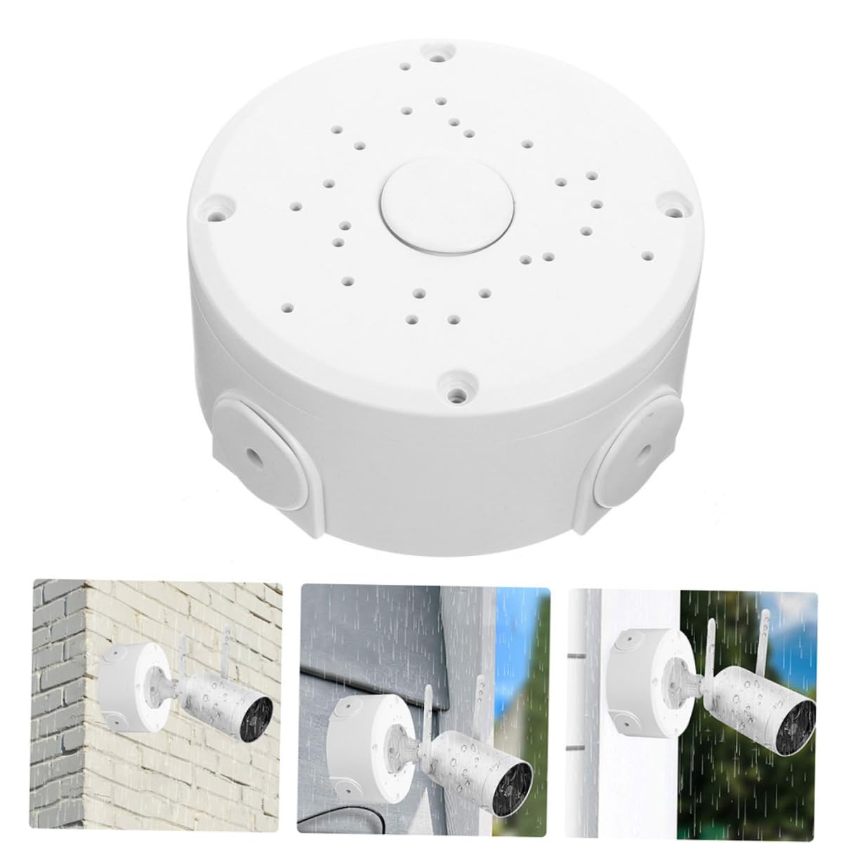 SHINEOFI 5 Ensembles Boîte De Électrique Extérieure Coffret De Protection pour Caméra Câbles Électriques Accessoire Durable 2 Pièces * 5