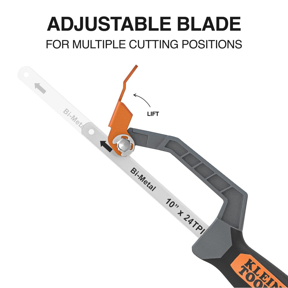 Klein Tools Compact Hacksaw - 10 Inch -3 Klein Tools Compact Hacksaw - 10 Inch -3