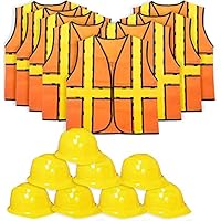 Tigerdoe Party Dress Up - Construction Party - Birthday Favors -Construction Worker - Yellow Hats