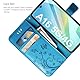 AROYI Lederhülle Kompatibel mit Samsung Galaxy A16 5G/4G Hülle und Schutzfolie, Flip Wallet Handyhülle PU Leder Case Kartensteckplätzen Schutzhülle Kompatibel mit Samsung Galaxy A16 5G Blau