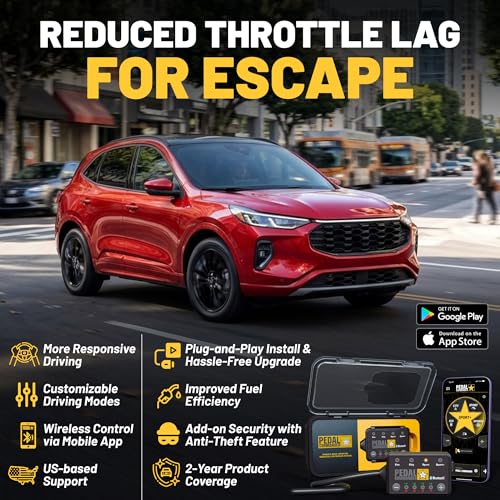 Image of PEDAL COMMANDER for Ford Escape 2011-2026 Throttle Response Controller - Anti-Theft, 4 Driving Modes, App Control, Throttle Controller Performance Upgrade, Escape Accessories