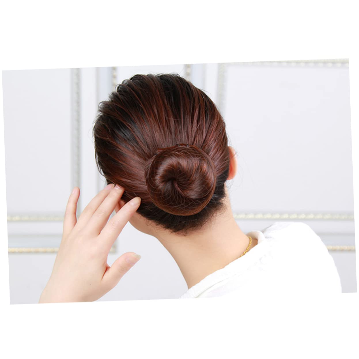 Redecillas Cabello Invisibles 100 Piezas de Nailon | Negro, Fijación para Pelucas y Peinados de Novia, Uso Cómodo Día, para Doctor y Azafata