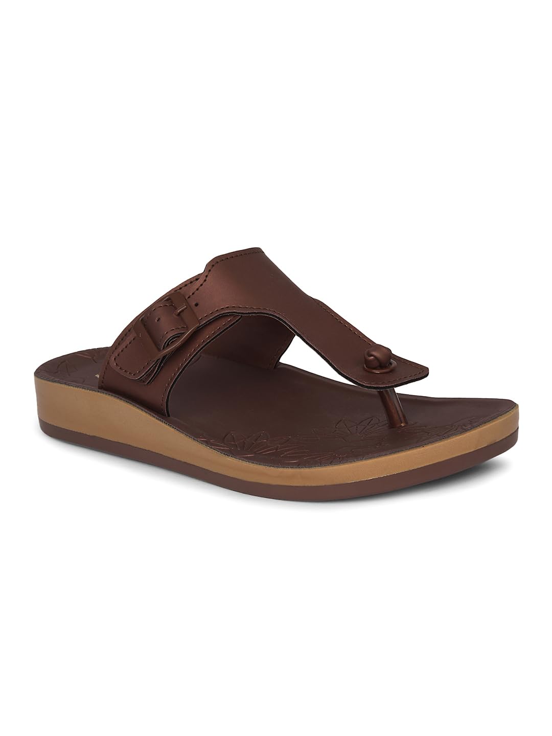 bata Women's Casual Thong Slipper - Brown-picture-12
