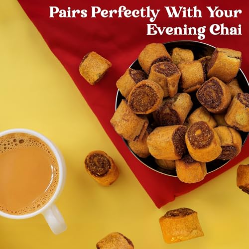 Image of JAWAI ORIGINAL PUNERI BHAKARWADI - Pack of 2 | Big and Crunchy | Munching Snack | Indian Namkeen Nashta | Tradtional Indian Snack (400 Grams)