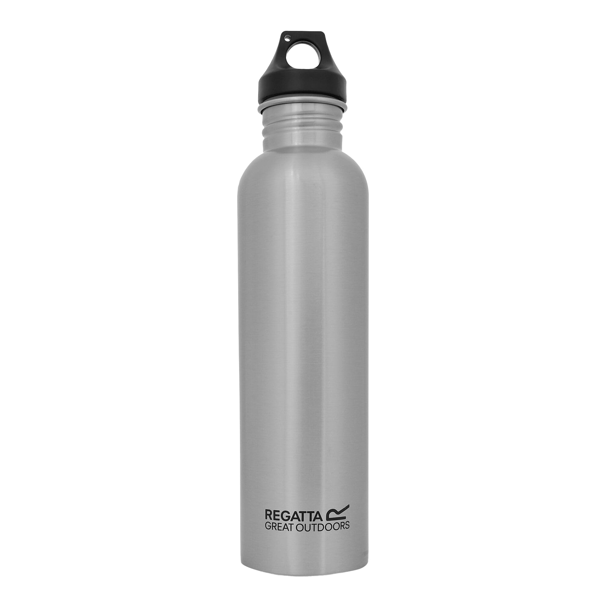 Regatta Silver Stainless Steel 1L Water Bottle (One Size) (Silver)