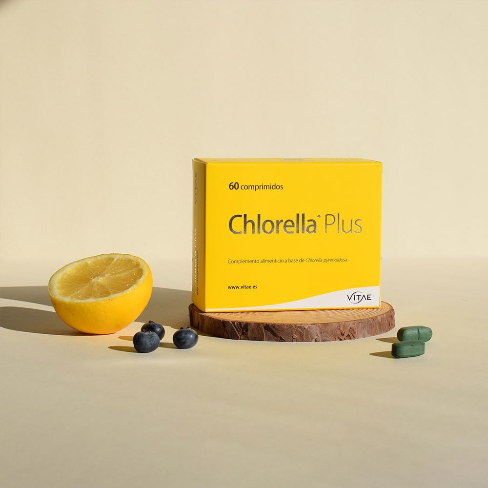 Vitae Chlorella Plus 120 comprimidos | Alga de Chlorella para depurar el organismo | Detox | Función depurativa