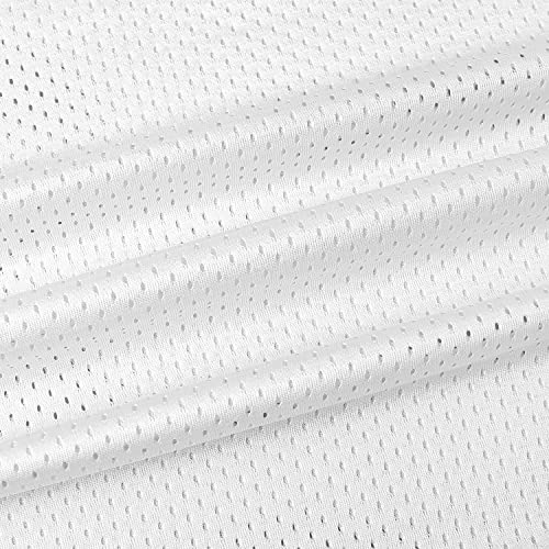 Phoneutrix Youth Blank Football Jersey, Kid's Sports T-Shirt Hip Hop Jersey For Party (Small, White) #TOP5