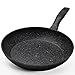 Stoneline Made in Germany Bratpfanne 28 cm, antihaft beschichtete Pfanne mit echten Steinpartikeln, alle Herdarten inkl. Induktion, Fett oder Öl freies Braten
