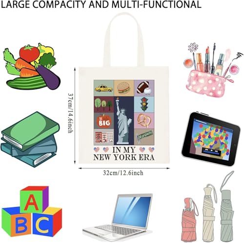 WCGXKO New York Vacation Gift In My New York Era New York Themed Tote Bag for Travelers2
