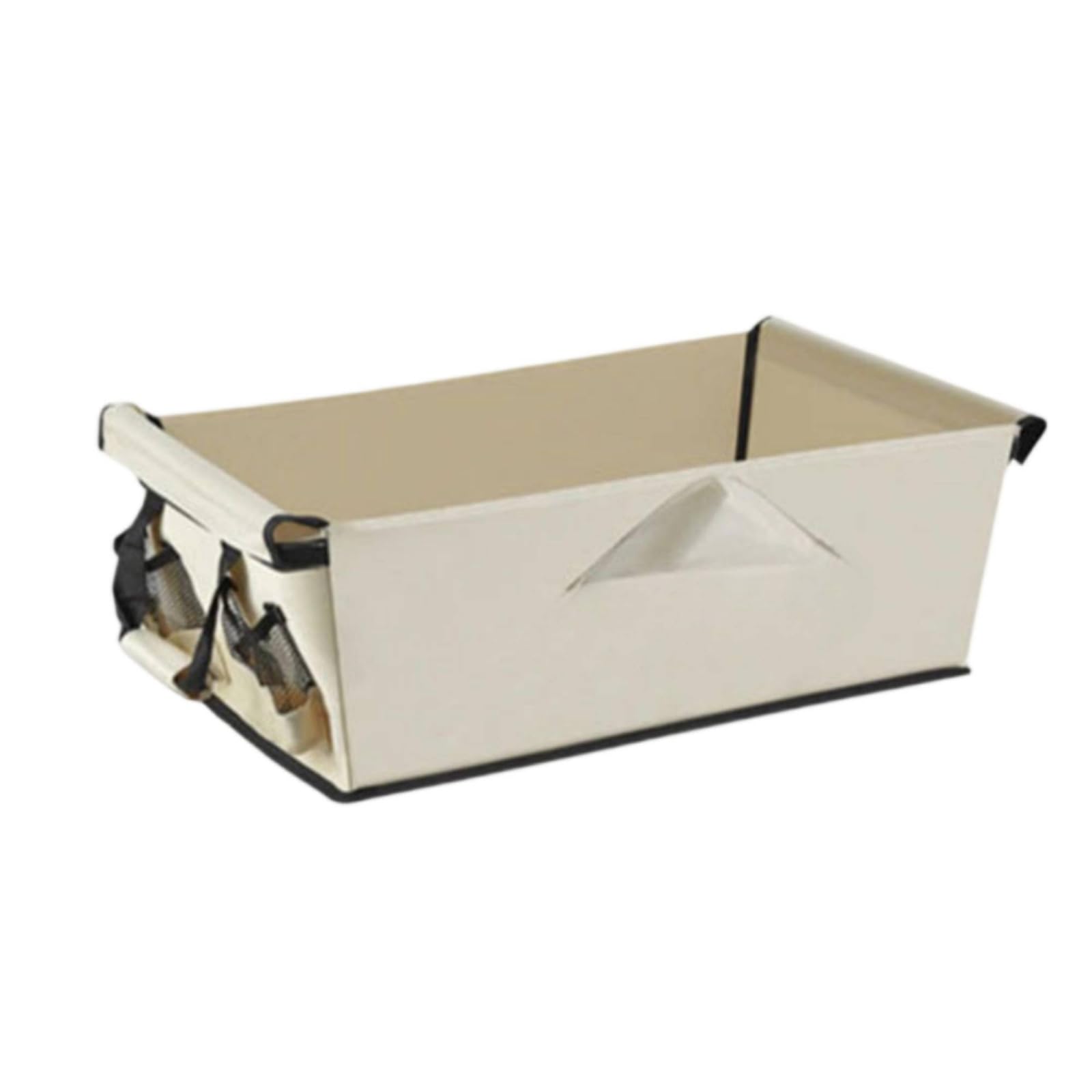 Carrello Pieghevole con Struttura in Metallo Antistrappo Interno Oxford 600D Rivestimento per Campeggiatori, Pesca, Giardinaggio, Beige, Style to 10
