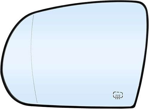 Espejo calefactable para el lado izquierdo del conductor para Jeep Cherokee 2014-2019, espejos Jeep Compass 2017-2021  Espejo convexo calefactable