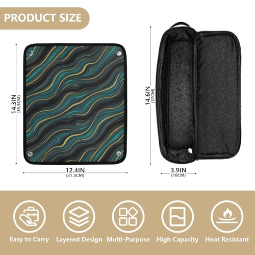 Bolsa para viaje y protección de plancha y rizador cabello miniatura 4