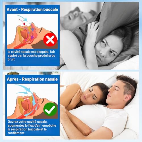 Bandelettes Nasales Anti Ronflement - image 5