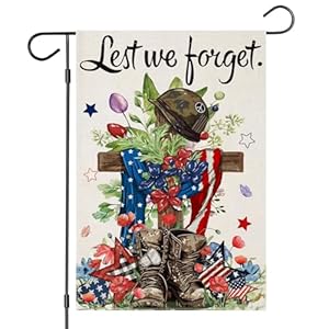 Patrioticgardenflags12x18inchdoublesidedmemorialdaylestweforgetsmallsummerdecorationforfarmhouseholidayyardindependencedayveteransday4thofjulyoutdoordecor Urban Country Home Decor Patriotic garden flags 12×18 inch double sided memorial day lest we forget small summer decoration for farmhouse holiday yard independence day veterans day 4th of july outdoor decor urban country home decor