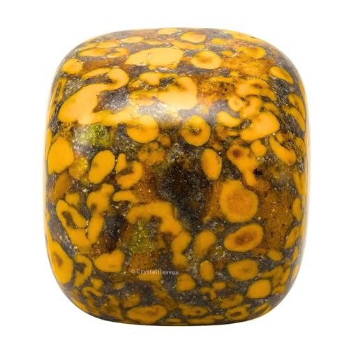 Image of Certified Fruit Jasper Crystal Healing Tumbled Stone, Natural Polished Crystals for DIY Crafts, Manifestation, Meditation, Pooja Feng Shui and Reiki Healing (30 Grams)