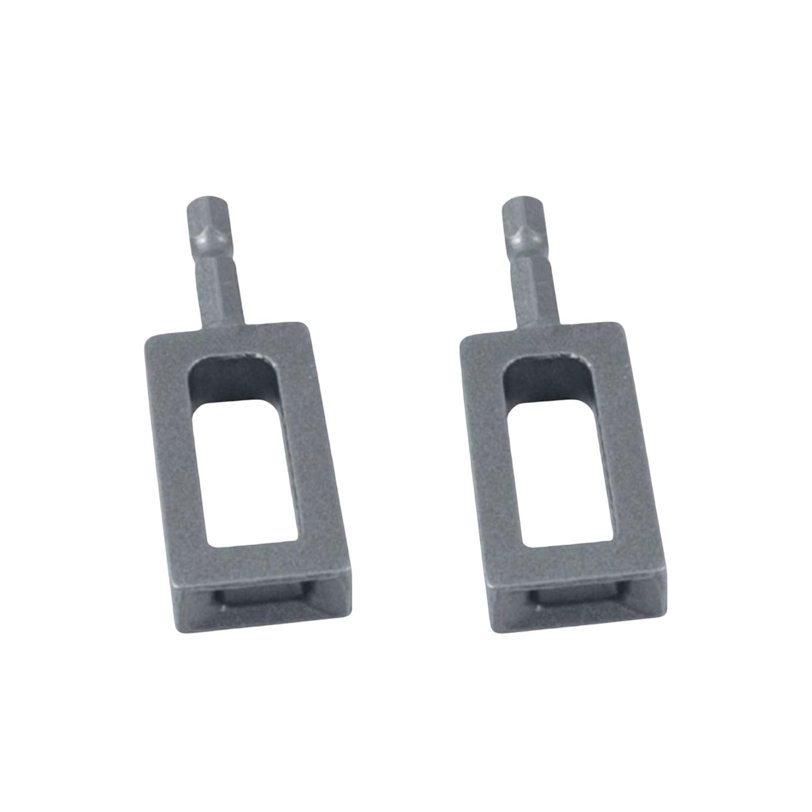 Nrgqaxm 2Pcs-A 2Pcs Wire Twisting Tool, Heavy Duty Wire Twisters For Drill Electric Drill Wires Twisting Tool Steel Wires Twisters Fencing Tools Winder Replace For Fencing Rebars Tying Electrical Hand Tools