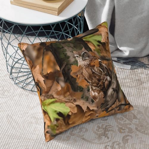 Housse de coussin velours côtelé camouflage : protège et décore - 7