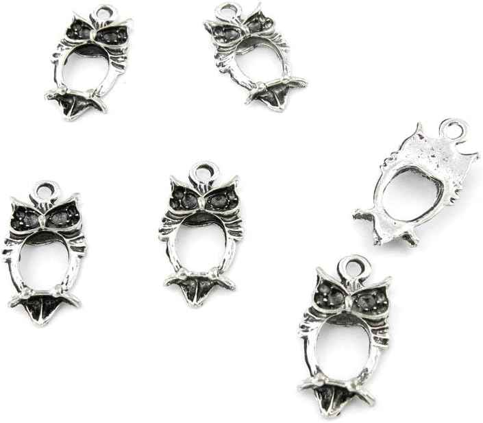 230 Pieces Antique Silver Fashion Jewelry Making Charms Findings ECPX0 OWL Supplies Craft Vintage Bulk Retro DIY Lots Repair Jewellery