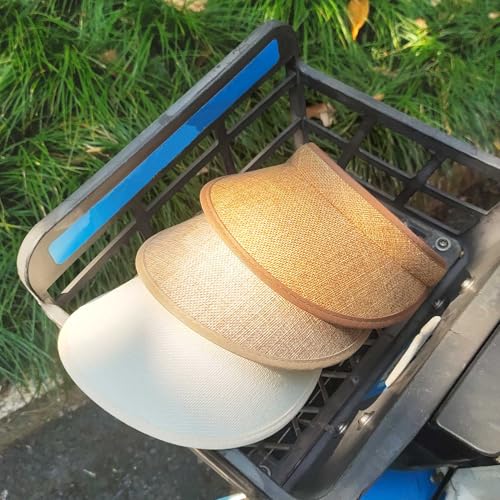 Image of 3 Pieces Clip On Visors Women Men Visor Sun Hats Hat Outdoor Sports Golf Beach Travel Tennis Cap