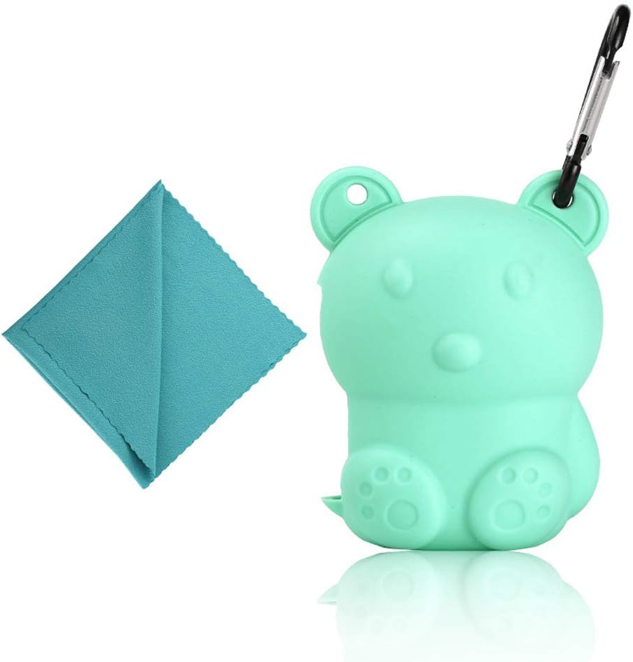 Docooler Portable Fast Drying Microfiber Face Sports Cool Towel with Silicone Case Suitable for Outdoor Travelling Swimming Mountaineering Hiking Camping