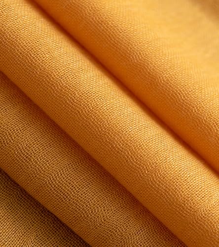 Women Summer Scarfs Large Long Lightweight Linen Beach Gauze Shawl Wrap 75”×40” (chocolate)4