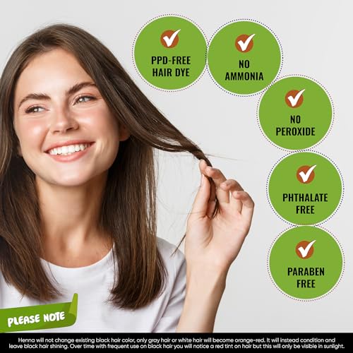 Davis Finest Organic Indigo Powder Black Henna Hair Dye 100g, Natural Hair Colour Beard Dye - Image 5