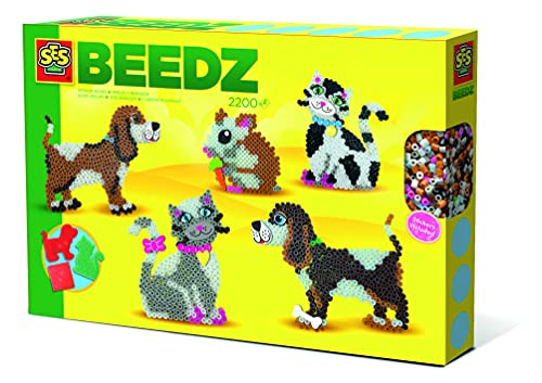 SES creative 6264 Bügelperlenset Haustiere