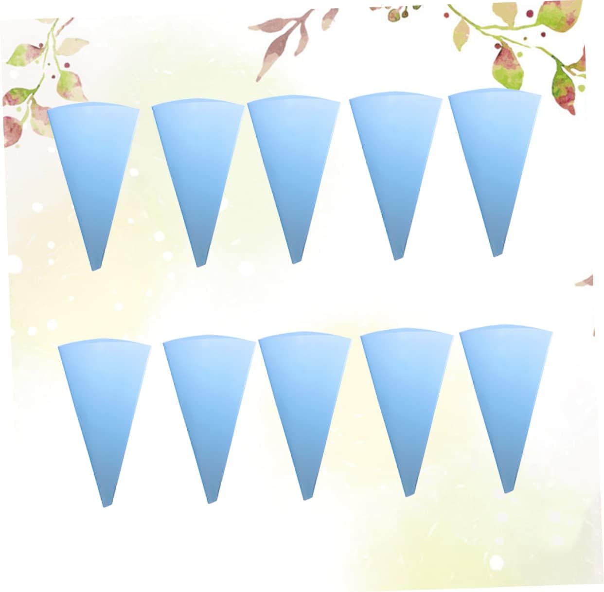 MAGICLULU 30pcs Eva Piping Bags Icing Pastry Bags Tips for Cake Decorating Biscuit Cookie Smooth Squeeze Reusable and Flexible
