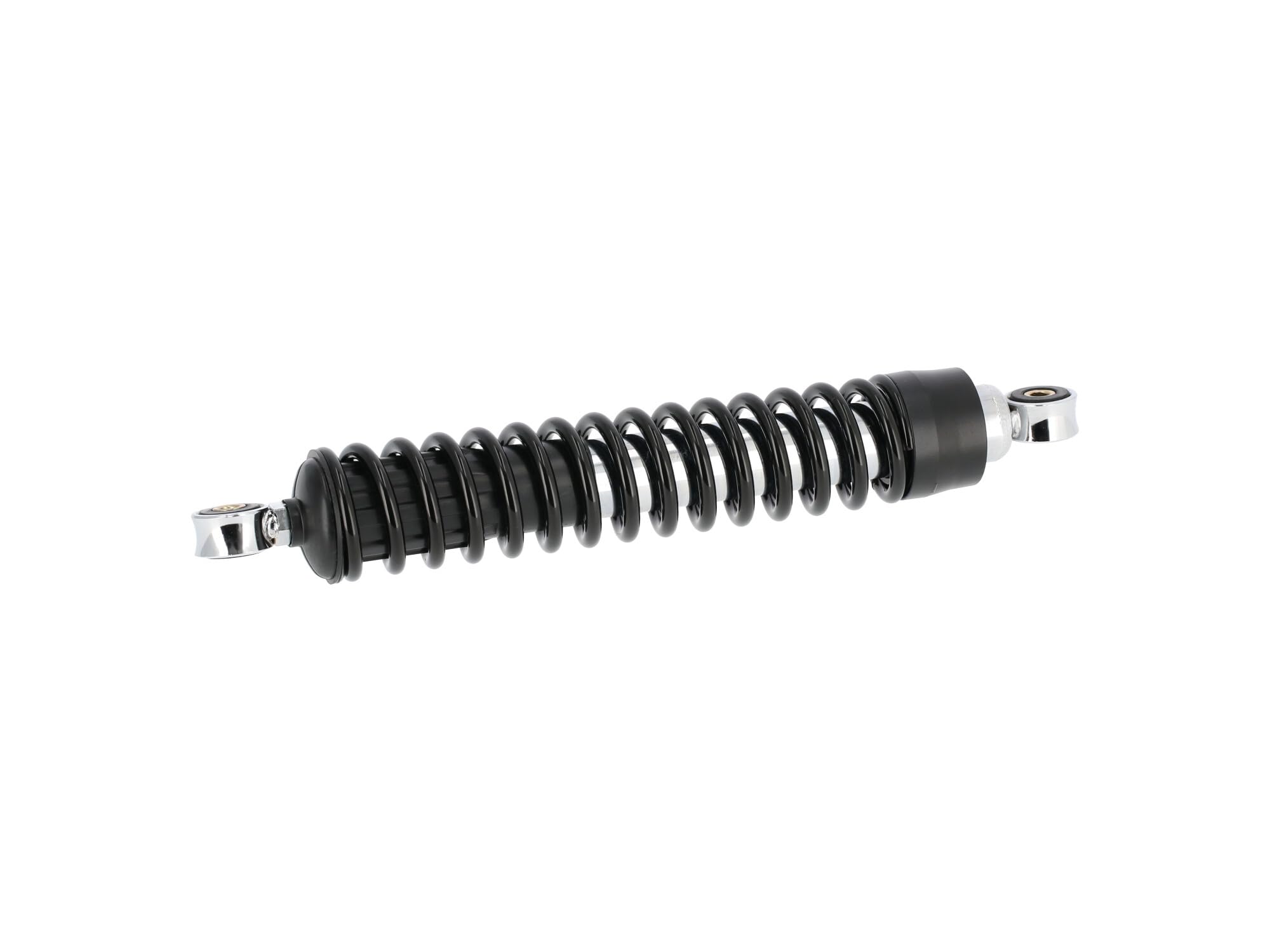 ZT-Tuning Set: Federbeine 360mm, Feder schwarz, verstellbar - für Simson S50, S51, S70, S53, S83 Enduro