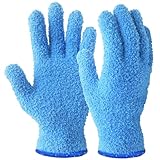 EvridWear Microfiber Auto Dusting Cleaning Gloves for Cars and Trucks, Dust Cleaning Gloves for House Cleaning,Great for Cleaning nooks and Crannies Safe to use on Any Surface! (S/M)