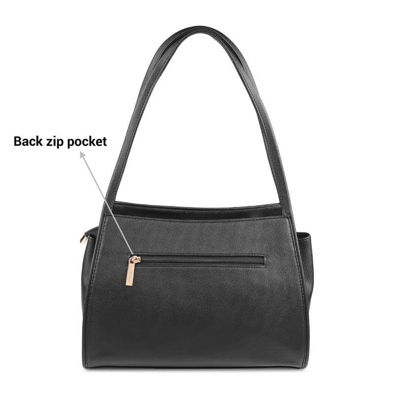 Image of Metro Faux Leather Premium Zipper Casual Shoulder Bag For Women