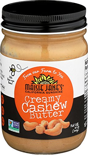 Maisie Jane's Cashew Butter, 12 Ounce , Pack of 12, 3.5 Ounce