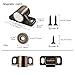 Sunivaca 8 Pack Magnetic Door Catch, Rare Earth Cabinet Magnetic Catch for Kitchen Cupboard and Closet Door Closing - Bronze